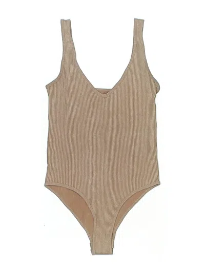 Pre-owned Aura Bodysuit In Brown