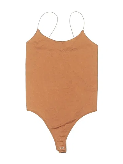 Pre-owned Aura Bodysuit In Brown