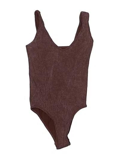 Pre-owned Aura Bodysuit In Brown