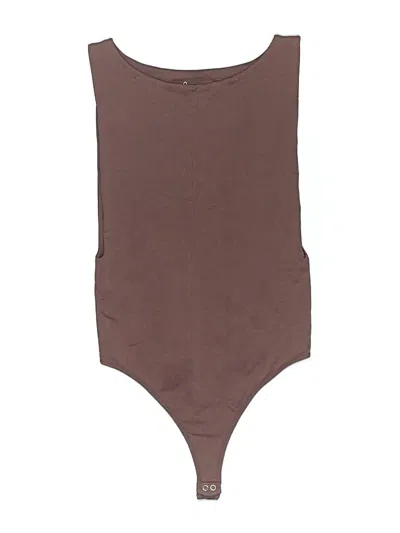 Pre-owned Aura Bodysuit In Brown
