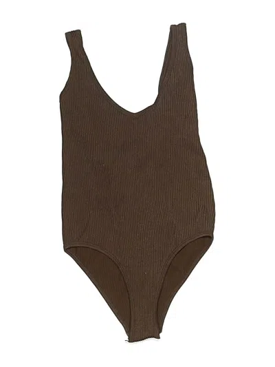 Pre-owned Aura Bodysuit In Brown