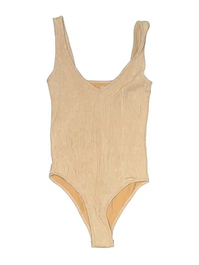 Pre-owned Aura Bodysuit In Gold
