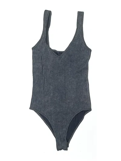 Pre-owned Aura Bodysuit In Gray