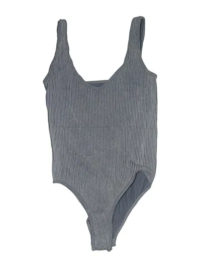 Pre-owned Aura Bodysuit In Gray