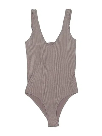 Pre-owned Aura Bodysuit In Gray