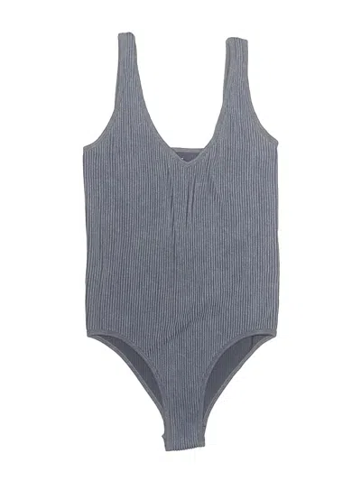 Pre-owned Aura Bodysuit In Gray
