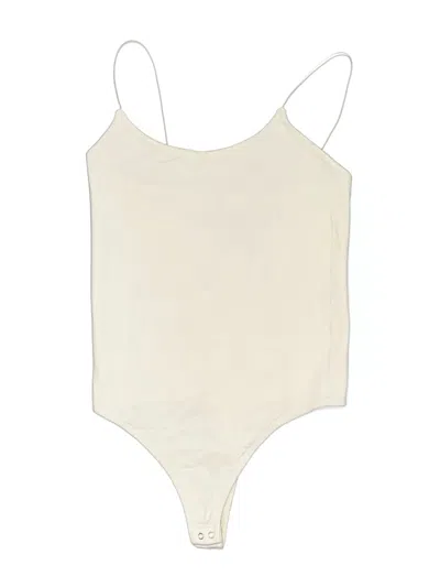 Pre-owned Aura Bodysuit In Ivory