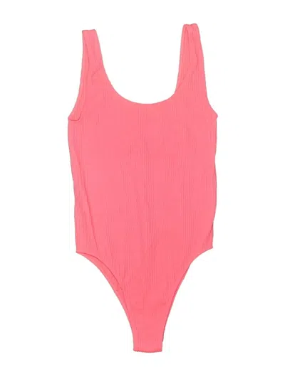 Pre-owned Aura Bodysuit In Pink