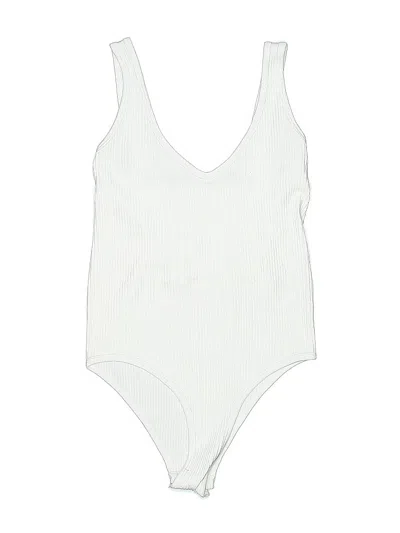 Pre-owned Aura Bodysuit In White