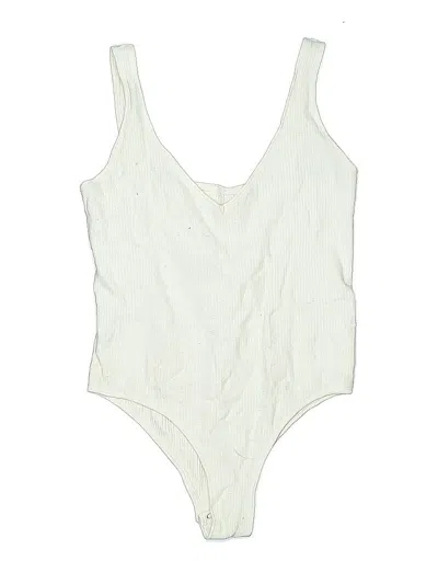 Pre-owned Aura Bodysuit In White