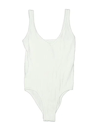 Pre-owned Aura Bodysuit In White