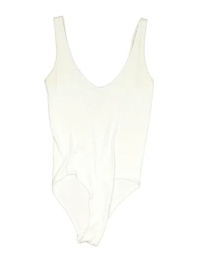 Pre-owned Aura Bodysuit In White