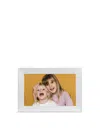 Aura Carver Wifi-connected Solid Picture Frame In Sea Salt