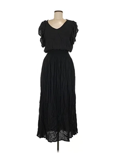 Pre-owned Aura Casual Dress In Black