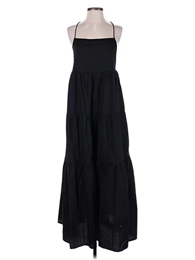 Pre-owned Aura Casual Dress In Black