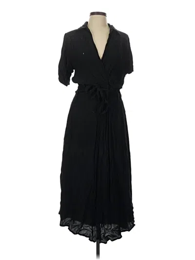 Pre-owned Aura Casual Dress In Black