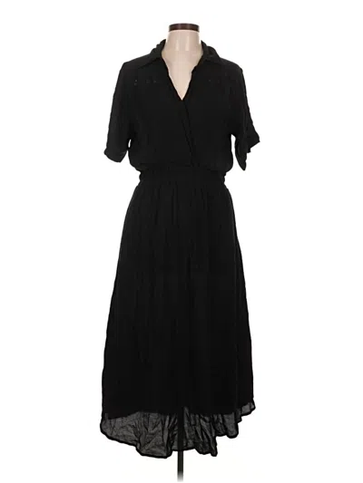 Pre-owned Aura Casual Dress In Black
