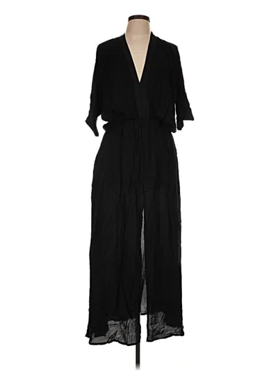 Pre-owned Aura Casual Dress In Black