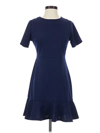 Pre-owned Aura Casual Dress In Blue