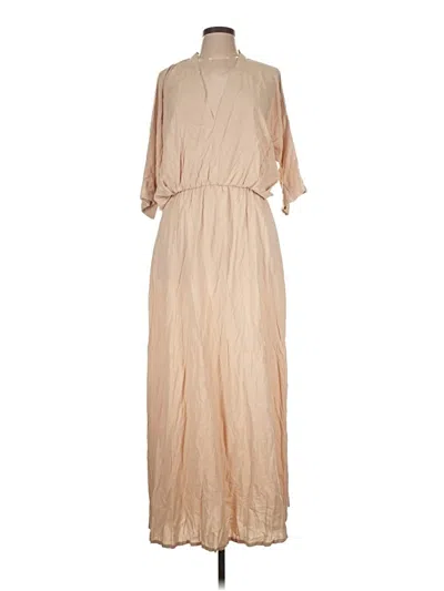 Pre-owned Aura Casual Dress In Brown