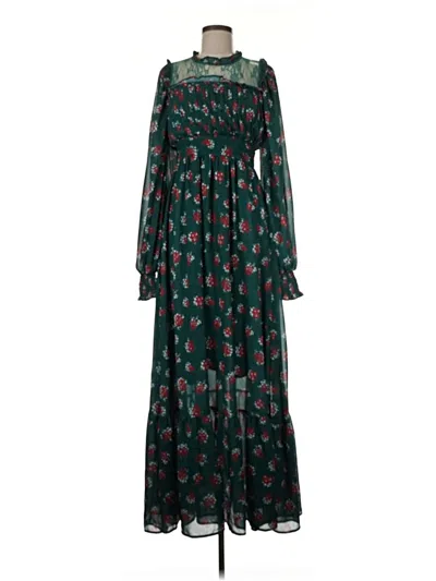 Pre-owned Aura Casual Dress In Green