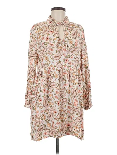 Pre-owned Aura Casual Dress In Ivory