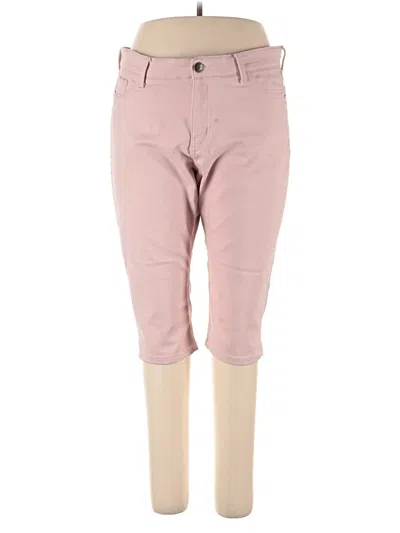 Pre-owned Aura Jeggings In Pink
