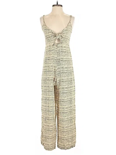 Pre-owned Aura Jumpsuit In White