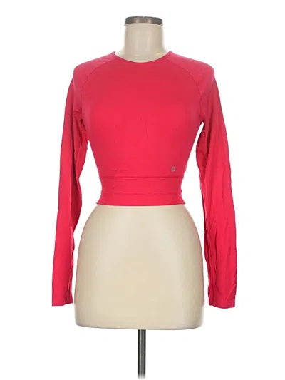 Pre-owned Aura Long Sleeve T-shirt In Red