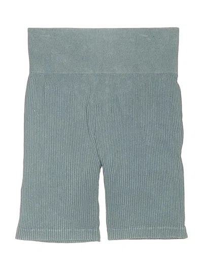 Pre-owned Aura Overall Shorts In Teal