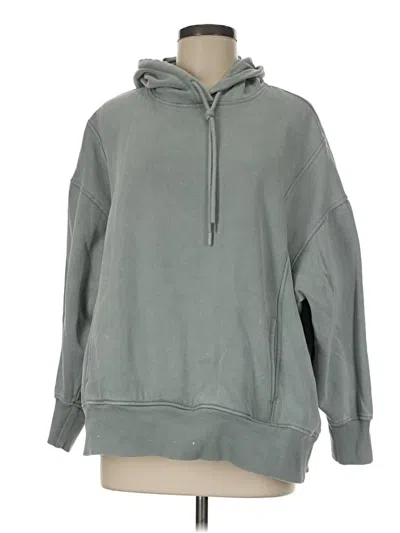 Pre-owned Aura Pullover Hoodie In Gray