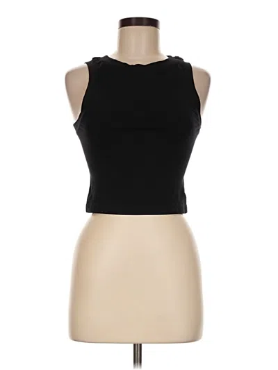 Pre-owned Aura Tank Top Black Strapless Neckline Tops
