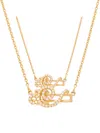 Auragraph 18k Yellow Gold Solaritt Diamond Necklace