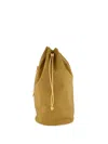 Auralee Aeta Drawstring Backpack In Brown