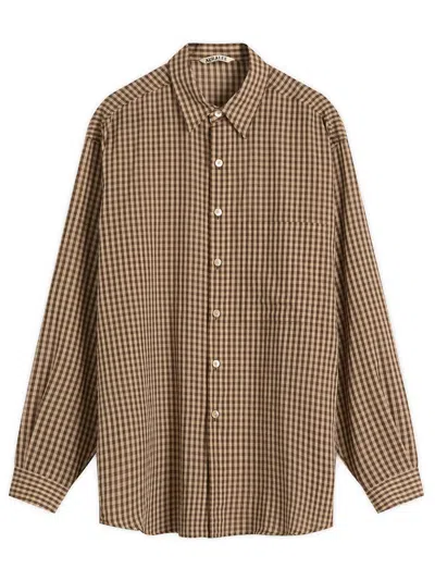 Auralee Airy Light Shirt In Multi