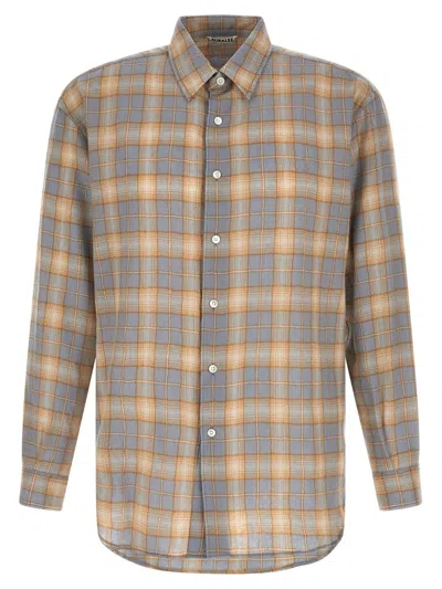 AURALEE AURALEE 'AIRY WOOL CHECK' SHIRT