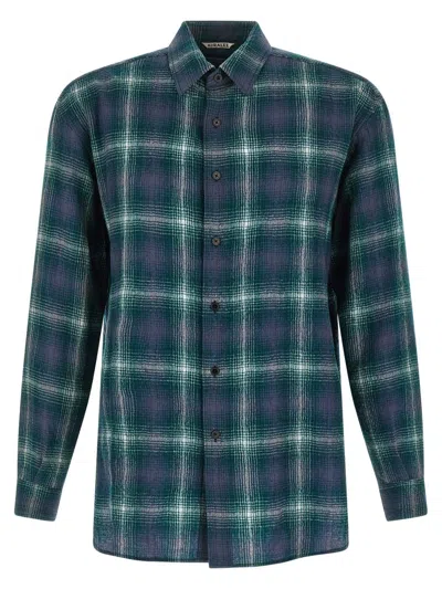 AURALEE AURALEE 'AIRY WOOL CHECK' SHIRT