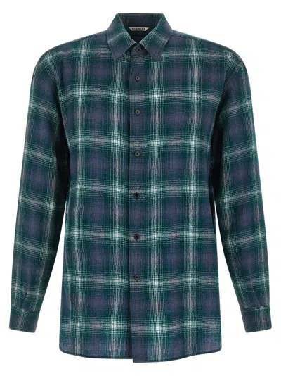 AURALEE AURALEE 'AIRY WOOL CHECK' SHIRT