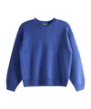 Auralee Crew-neck Sweater In Blue