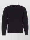 Auralee Baby Crewneck Sweater Long Sleeves In Black