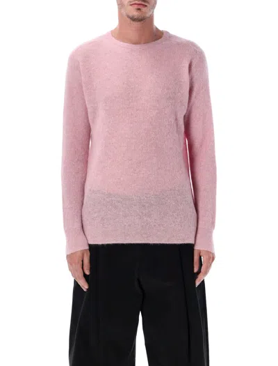 Auralee Baby Suri Alpaca Knit Sweater In Pink