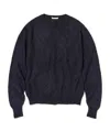 Auralee Baby Suri Alpaca Sheer Knit P/o In Blue