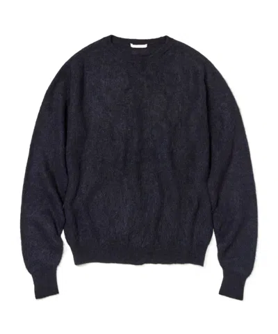 Auralee Baby Suri Alpaca Sheer Knit P/o In Blue