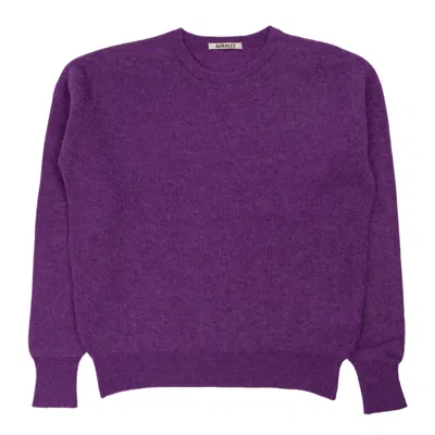 Auralee Baby Suri Alpaca Sheer Knit P/o In Purple In Viola