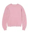 Auralee Baby Suri Alpaca Sheer Knit P/o In Pink
