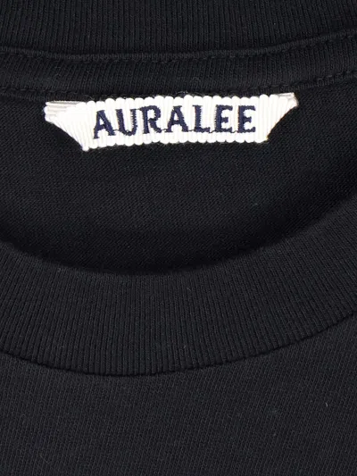 Auralee Basic T-shirt In Black
