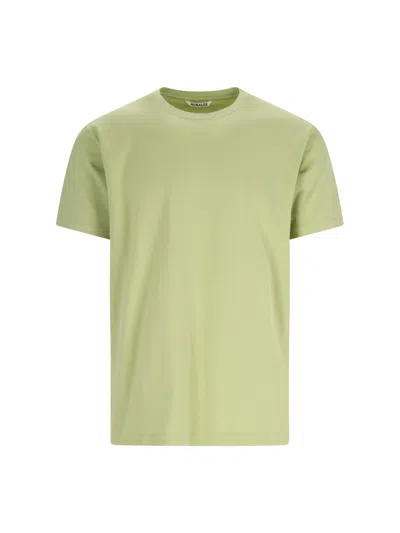 Auralee Basic T-shirt In Green