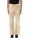 Auralee Duck Pant Back Pockets Belt Loops