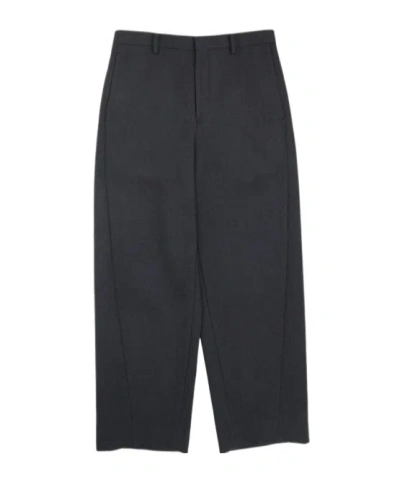 Auralee Belt-loop Casual Pants In Black