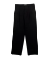 Auralee Belt-loop Casual Pants In Black